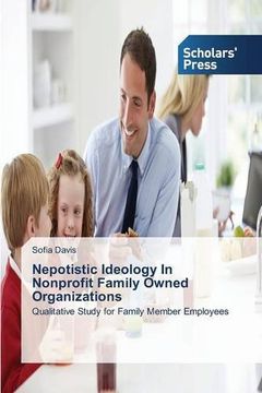 portada Nepotistic Ideology In Nonprofit Family Owned Organizations