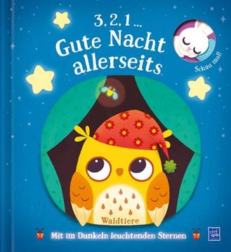 portada 3,2,1. Gute Nacht Allerseits - Waldtiere (en Alemán)