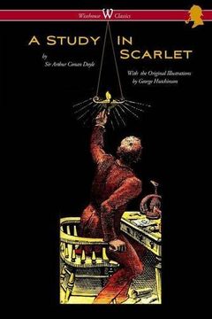 portada A Study in Scarlet (Wisehouse Classics Edition - with original illustrations by George Hutchinson)