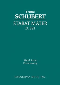 portada Stabat Mater, d. 383: Vocal Score 