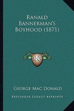 portada ranald bannerman's boyhood (1871) (en Inglés)