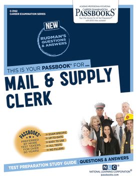 portada Mail & Supply Clerk (C-3162): Passbooks Study Guide Volume 3162 (en Inglés)