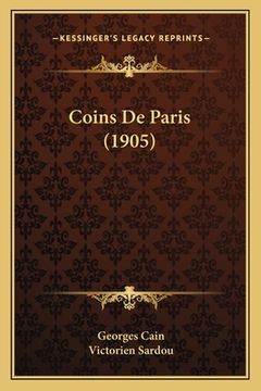 portada Coins De Paris (1905) (in French)