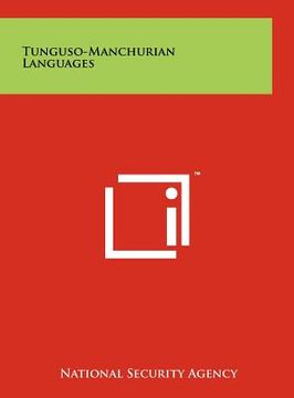 portada tunguso-manchurian languages (en Inglés)