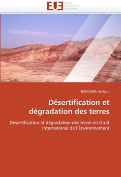 portada Desertification Et Degradation Des Terres
