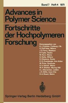 portada advances in polymer science 7/4 (en Inglés)