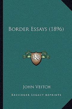 portada border essays (1896) (en Inglés)