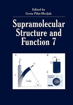 portada supramolecular structure and function 7 (in English)