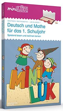 portada Lük Mini / Deutsch und Mathe / Set: Mathestation 1. Klasse / Erstlesestation 1 / Spielend Lesen und Rechnen Lernen