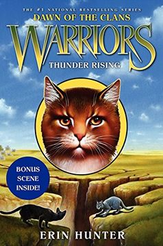 portada warriors: dawn of the clans #2: thunder rising (en Inglés)