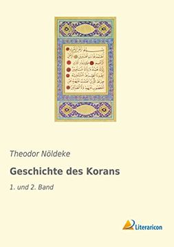 portada Geschichte des Korans 1 und 2 Band (en Alemán)