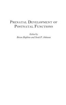 portada prenatal development of postnatal functions (en Inglés)