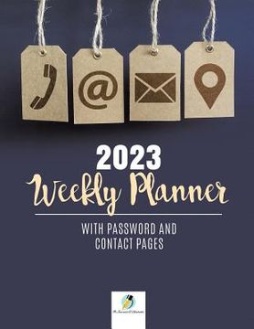 portada 2023 Weekly Planner with Password and Contact Pages (en Inglés)