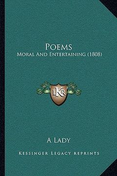 portada poems: moral and entertaining (1808) (en Inglés)
