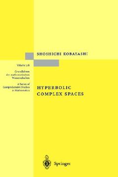 portada hyperbolic complex space (en Inglés)