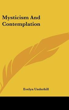 portada mysticism and contemplation (en Inglés)
