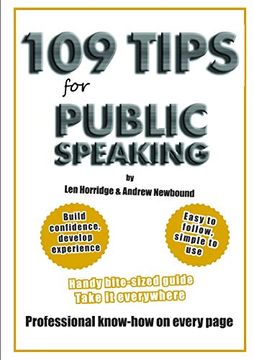 portada 109 Tips for Public Speaking (en Inglés)