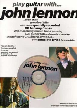 portada Play Guitar with... John Lennon