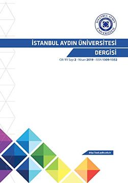 portada Istanbul Aydin Universitesi Dergisi (in Turco)