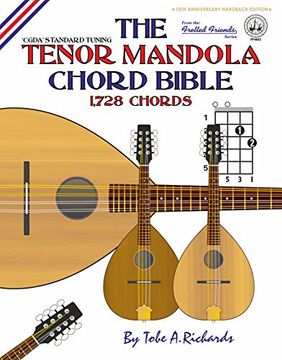 portada The Tenor Mandola Chord Bible: CGDA Standard Tuning 1,728 Chords (Fretted Friends Series)