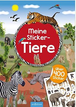 portada Meine Sticker-Tiere: Mit Über 400 Stickern (Mein Stickerbuch) (en Alemán)