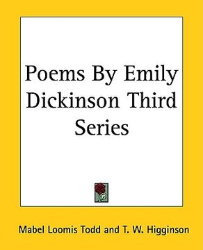 portada poems by emily dickinson third series (in English)