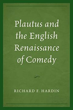 portada Plautus and the English Renaissance of Comedy (en Inglés)