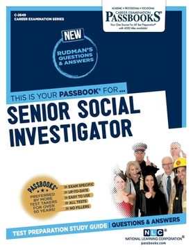 portada Senior Social Investigator (C-3649): Passbooks Study Guide Volume 3649 (en Inglés)