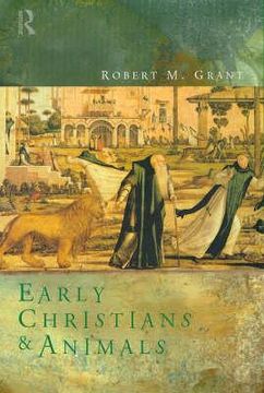 portada early christians and animals (en Inglés)