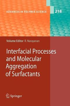 portada interfacial processes and molecular aggregation of surfactants (en Inglés)