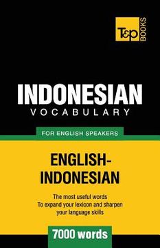 portada Indonesian vocabulary for English speakers - 7000 words (en Inglés)