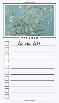 portada To do List Notepad: Van Gogh Paintings, Checklist, Task Planner for Grocery Shopping, Planning, Organizing (in English)