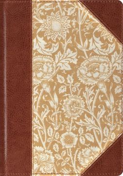 portada ESV Single Column Journaling Bible, Large Print (Cloth Over Board, Antique Floral Design)