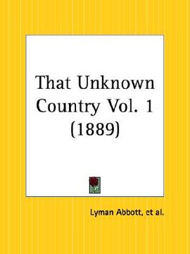 portada that unknown country part 1 (en Inglés)