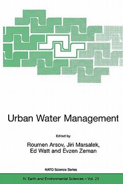 portada urban water management: science technology and service delivery: proceedings of the nato advanced research workshop on urban water management: science (en Inglés)