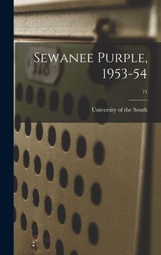 portada Sewanee Purple, 1953-54; 71 (in English)