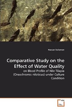 portada comparative study on the effect of water quality
