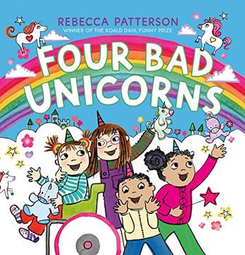 portada Four bad Unicorns (en Inglés)