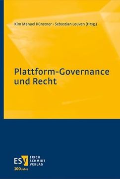 portada Plattform-Governance und Recht (en Alemán)