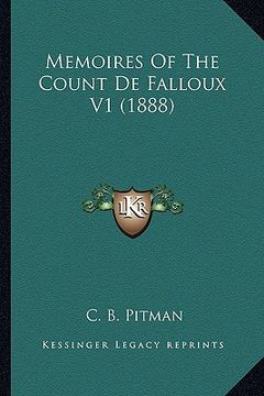 portada memoires of the count de falloux v1 (1888) (en Inglés)