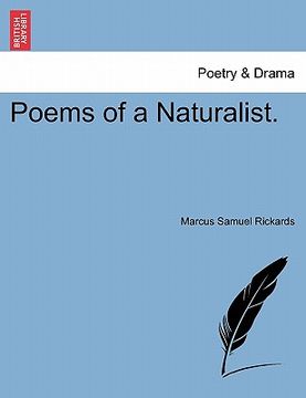 portada poems of a naturalist. (en Inglés)
