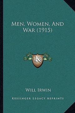 portada men, women, and war (1915) (in English)