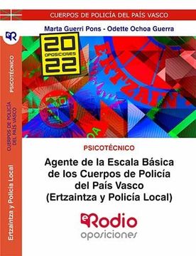 portada Psicotécnico. Ertzaintza y Policía Local. Agentes de la Escala Básica. (in Spanish)