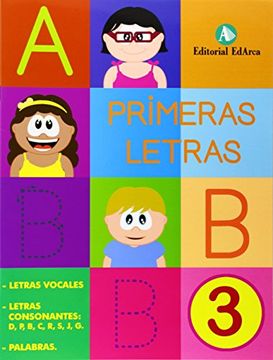 portada Lectoescritura. Primeras Letras 3 (in Spanish)