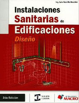 portada Instalaciones Sanitarias de Edificaciones. Diseño (in Spanish)