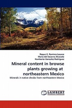 portada mineral content in browse plants growing at northeastern mexico (in English)