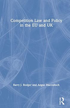 portada Competition law and Policy in the eu and uk (en Inglés)