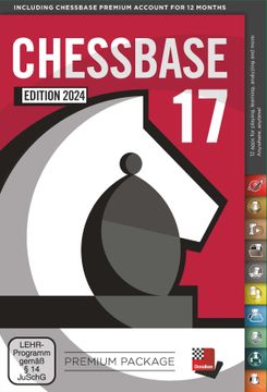 portada Chessbase 17 - Premium-Paket - Edition 2024, Dvd-Rom (en Alemán)