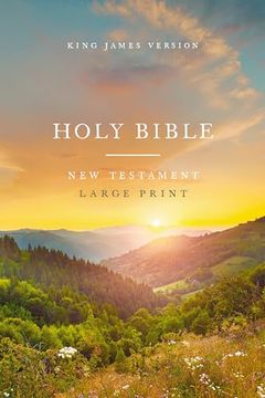 portada Kjv Large Print Outreach new Testament Bible, Scenic Softcover, Comfort Print (en Inglés)