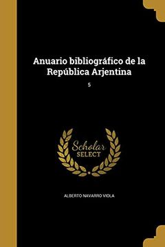 portada Anuario Bibliográfico de la República Arjentina; 5